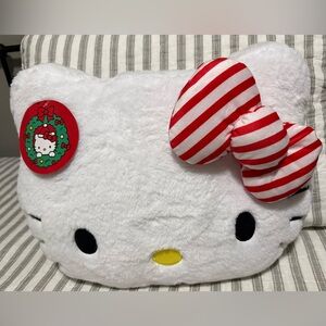 Hello Kitty Plush Pillow Christmas NEW NWT